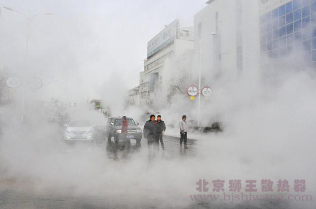 甘肅酒泉供暖主管網爆裂